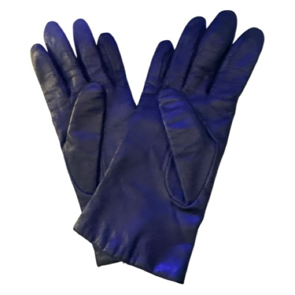 Black Leather Gloves